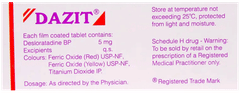 Dazit Tablet 10 Dazit Tablet 10
