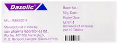 Dazolic Tablet 10