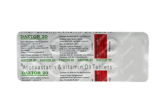 Daztor 20 Mg/1000iu Tablet 10