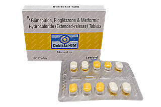 Debistal GM 2/500/15 MG Tablet Er 10