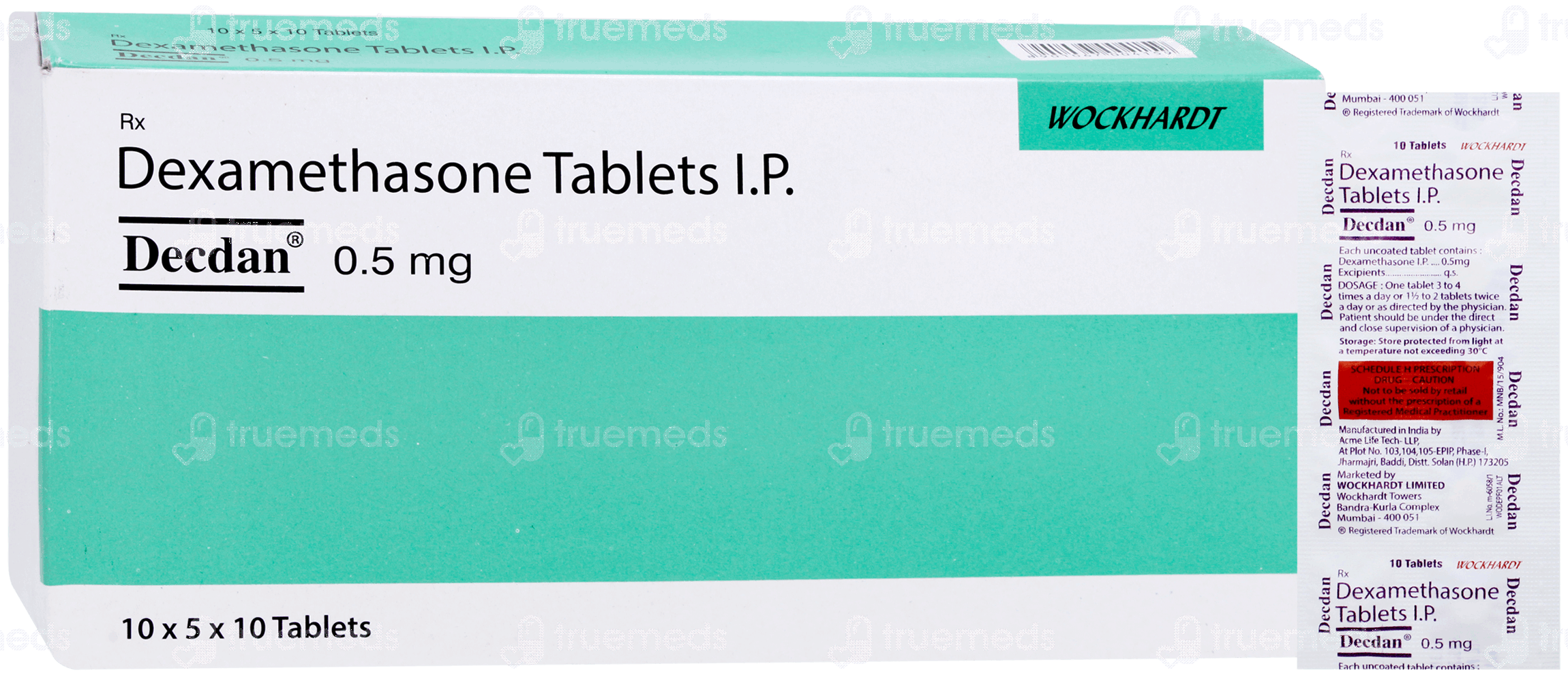 Decdan 0.5 MG | Order Decdan 0.5 MG Tablet Online at Truemeds