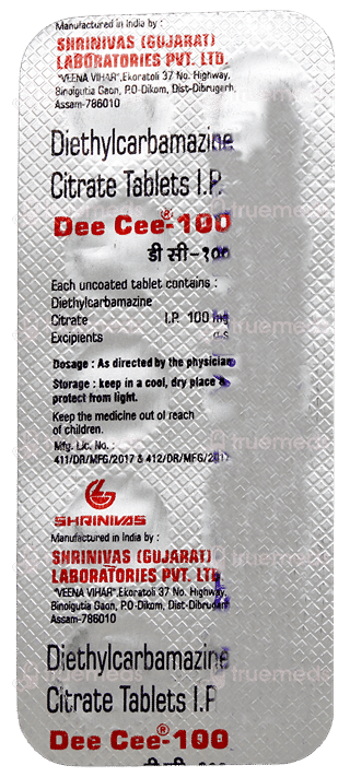 Dee Cee 100 Tablet 10