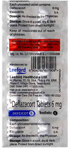 Defcicot 6 Tablet 10 Defcicot 6 Tablet 10