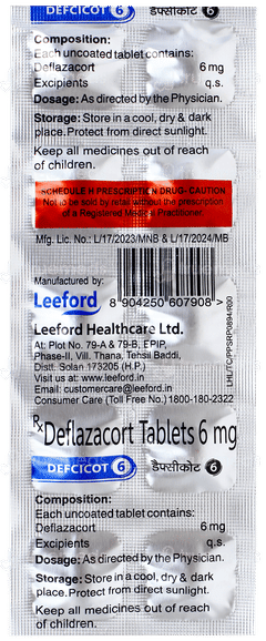 Defcicot 6 Tablet 10 Defcicot 6 Tablet 10