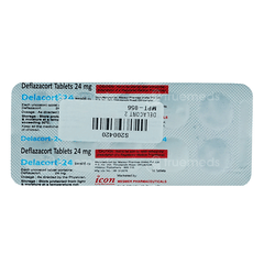 Delacort 24 Mg Tablet 10
