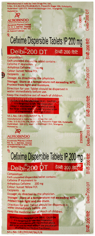 Delbi 200 Dt Tablet 10