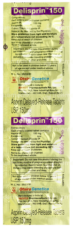 Delisprin 150 Tablet 14 Delisprin 150 Tablet 14