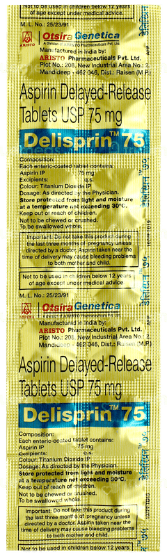 Delisprin 75 Tablet 14