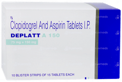 Deplatt A 150 Tablet 15 Deplatt A 150 Tablet 15