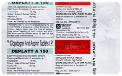 Deplatt A 150 Tablet 15 Deplatt A 150 Tablet 15