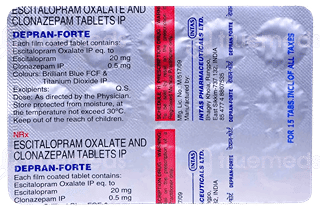 Depran Forte 20/0.5 Mg Tablet 15