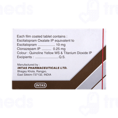 Depran H 10/0.25 MG Tablet 15