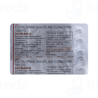 Depran H 10/0.25 MG Tablet 15
