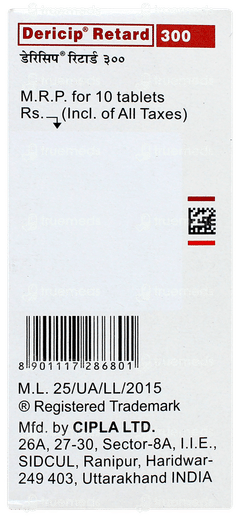 Dericip Retard 300 Tablet 10