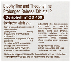 Deriphyllin Od 450 Tablet 15 Deriphyllin Od 450 Tablet 15