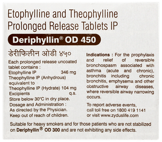 Deriphyllin Od 450 Tablet 15