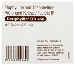 Deriphyllin Od 450 Tablet 15 Deriphyllin Od 450 Tablet 15