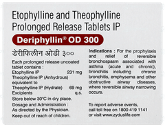 Deriphyllin Od 300 Tablet 15 Deriphyllin Od 300 Tablet 15