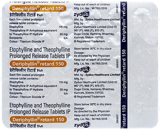 Deriphyllin Retard 150 Tablet 30