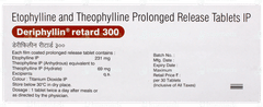 Deriphyllin Retard 300 Tablet 30