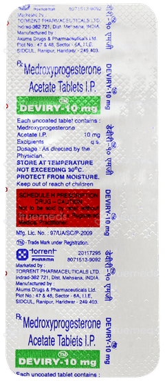 Deviry 10mg Tablet 10 Deviry 10mg Tablet 10