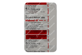 Diabend M 80/500 MG Tablet 10