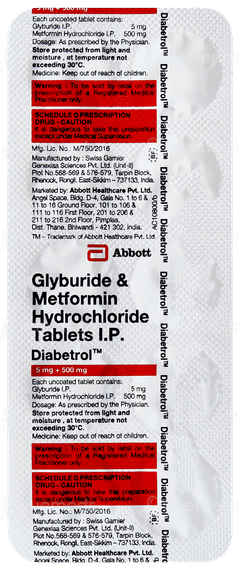 Diabetrol Tablet 10