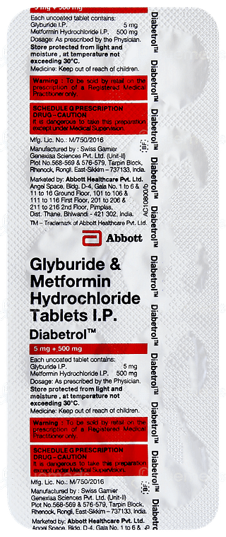 Diabetrol Tablet 10