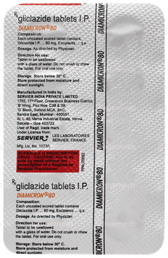 Diamicron 80 Tablet 10