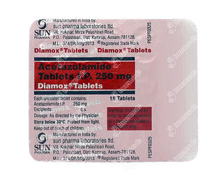 Diamox 250 MG Tablet 15