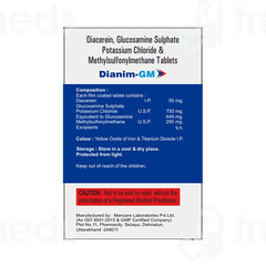 Dianim GM 750/50 MG Tablet 10 Dianim GM 750/50 MG Tablet 10