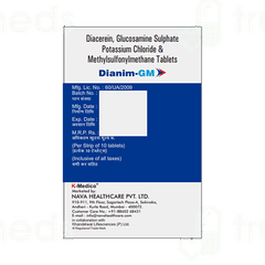 Dianim GM 750/50 MG Tablet 10 Dianim GM 750/50 MG Tablet 10