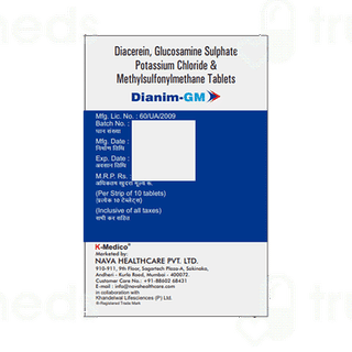 Dianim GM 750/50 MG Tablet 10