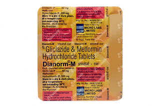 Dianorm M 80/500 MG Tablet 15