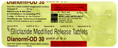 Dianorm Od 30 Tablet 10 Dianorm Od 30 Tablet 10