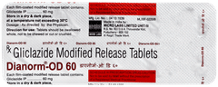 Dianorm Od 60 Tablet 10 Dianorm Od 60 Tablet 10