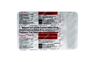 Dianorm Total 60/15/500 MG Tablet Sr 10