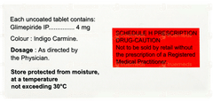 Diapride 4 Tablet 10 Diapride 4 Tablet 10