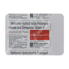 Diapride M2 Forte Tablet 10 Diapride M2 Forte Tablet 10