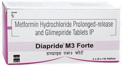 Diapride M3 Forte Tablet 15 Diapride M3 Forte Tablet 15
