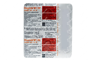 Diapride M Hv 0.3/500/1 MG Tablet Sr 15