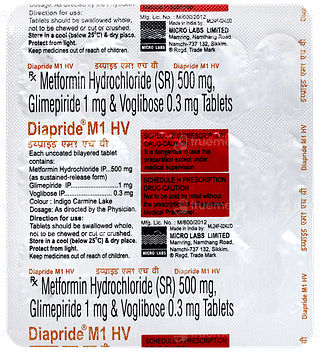 Diapride M1 Hv Tablet 15