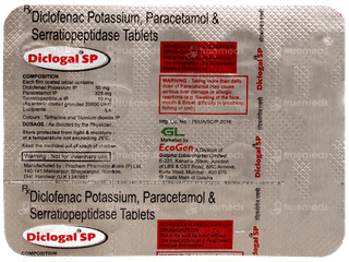 Diclogal Sp Tablet 10