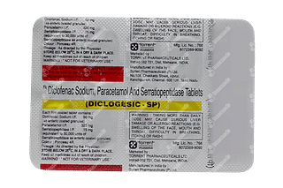 Diclogesic Sp 50/325/15 MG Tablet 10