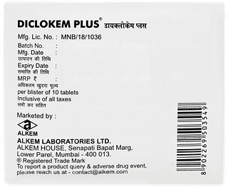 Diclokem Plus Tablet 10