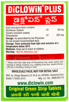 Diclowin Plus Tablet 10 Diclowin Plus Tablet 10