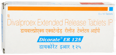 Dicorate Er 125 Tablet 10 Dicorate Er 125 Tablet 10