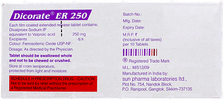 Dicorate Er 250 Tablet 10