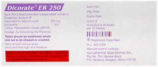 Dicorate Er 250 Tablet 10