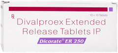 Dicorate Er 250 Tablet 10 Dicorate Er 250 Tablet 10